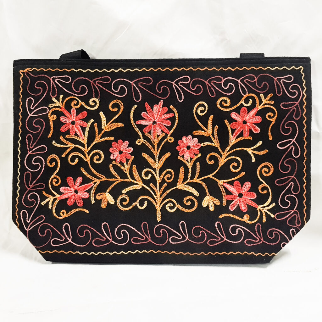 Embroidery Hand Bag Folk Nepal